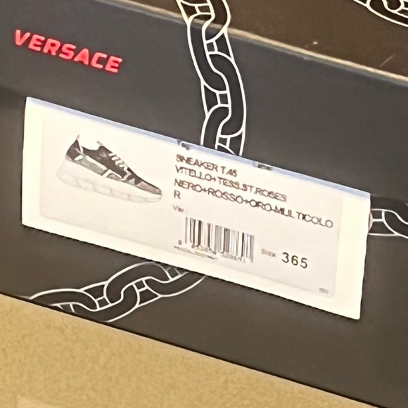 VERSACE CHAIN REACTION WOMEN 36.5 US 6 BRAND NEW WITH TAG ASKING 850 - Picture 9 of 9